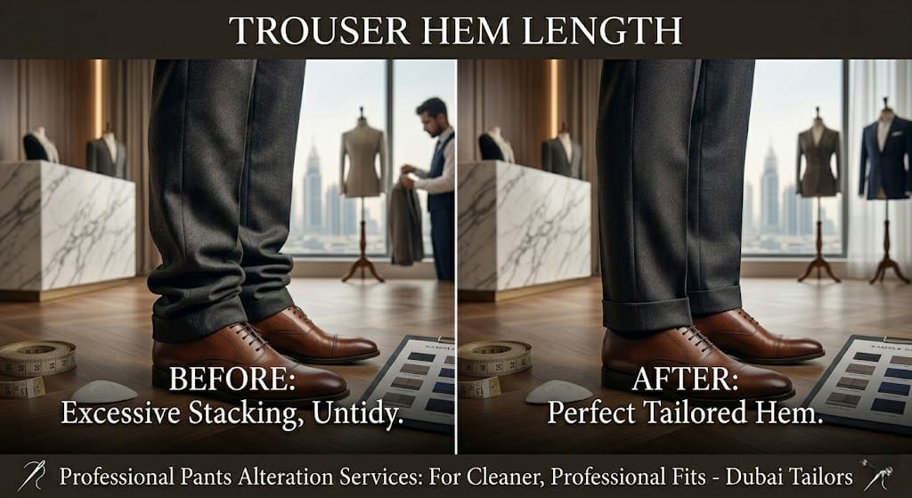 Your Trousers Stack Excessively at the Bottom