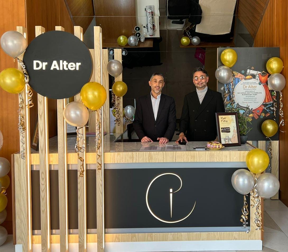 Dr. Alter alteration services inside Bay Avenue Mall, Business Bay, Dubai