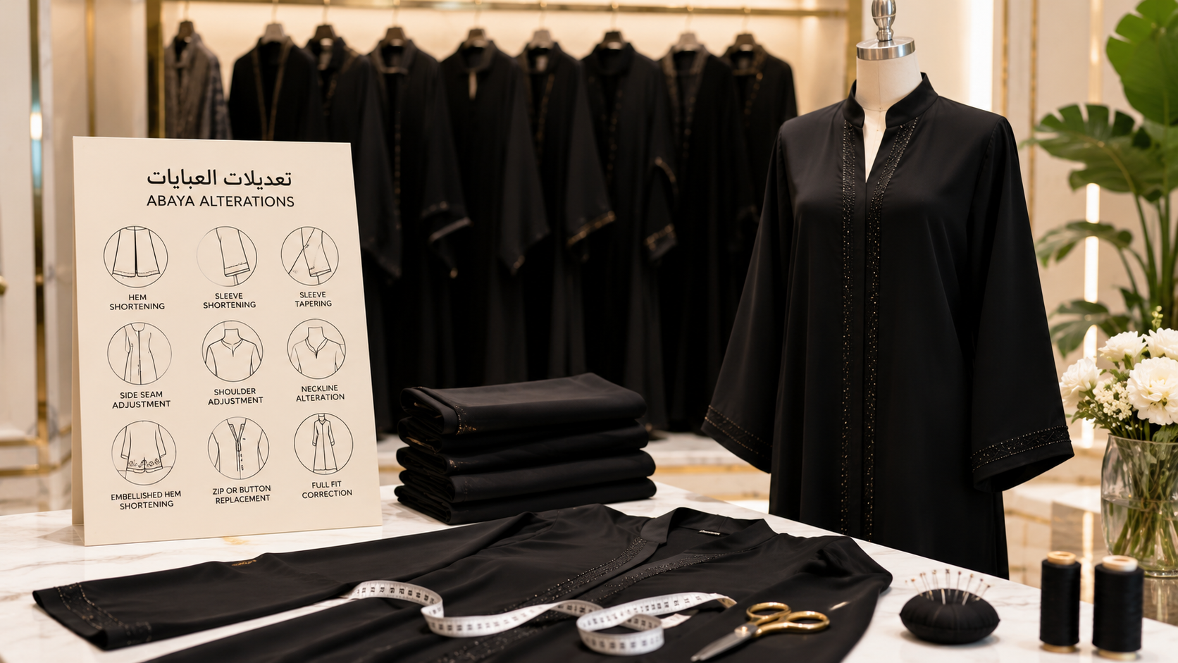 Common Abaya Alterations Available in Dubai