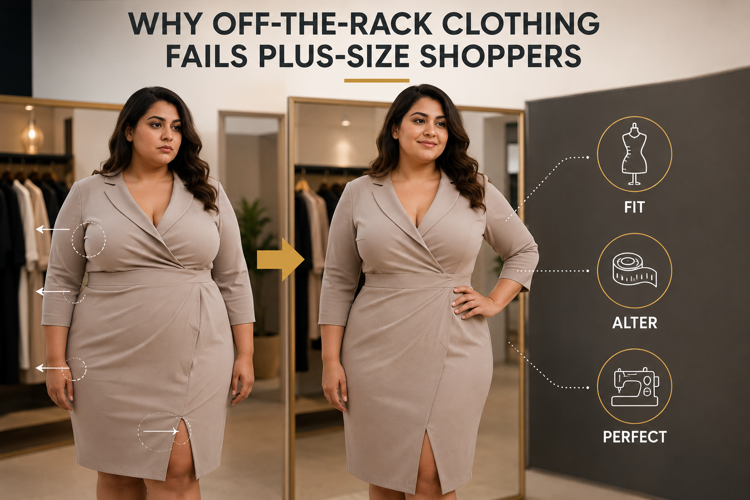 Why Off-the-Rack Clothing Fails Plus-Size Shoppers