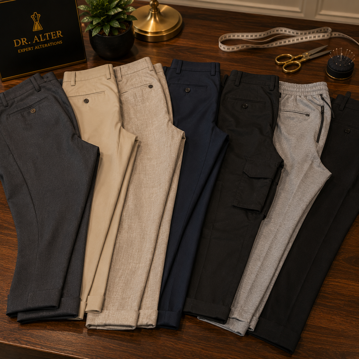 Types of Trousers We Alter in Dubai