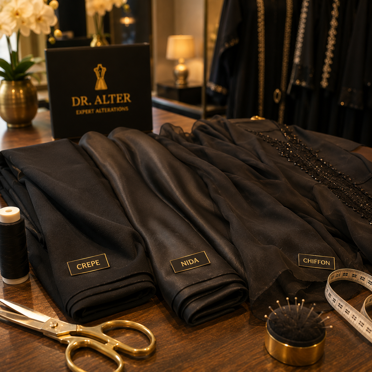 Working with Abaya Fabrics