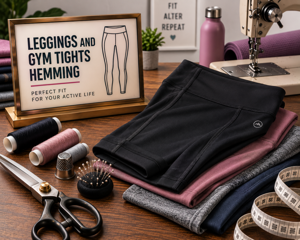 Leggings and Gym Tights Hemming