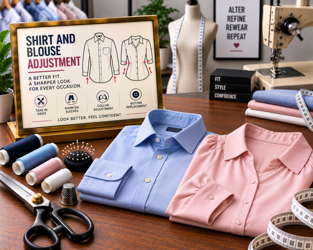 Shirt and Blouse Adjustment
