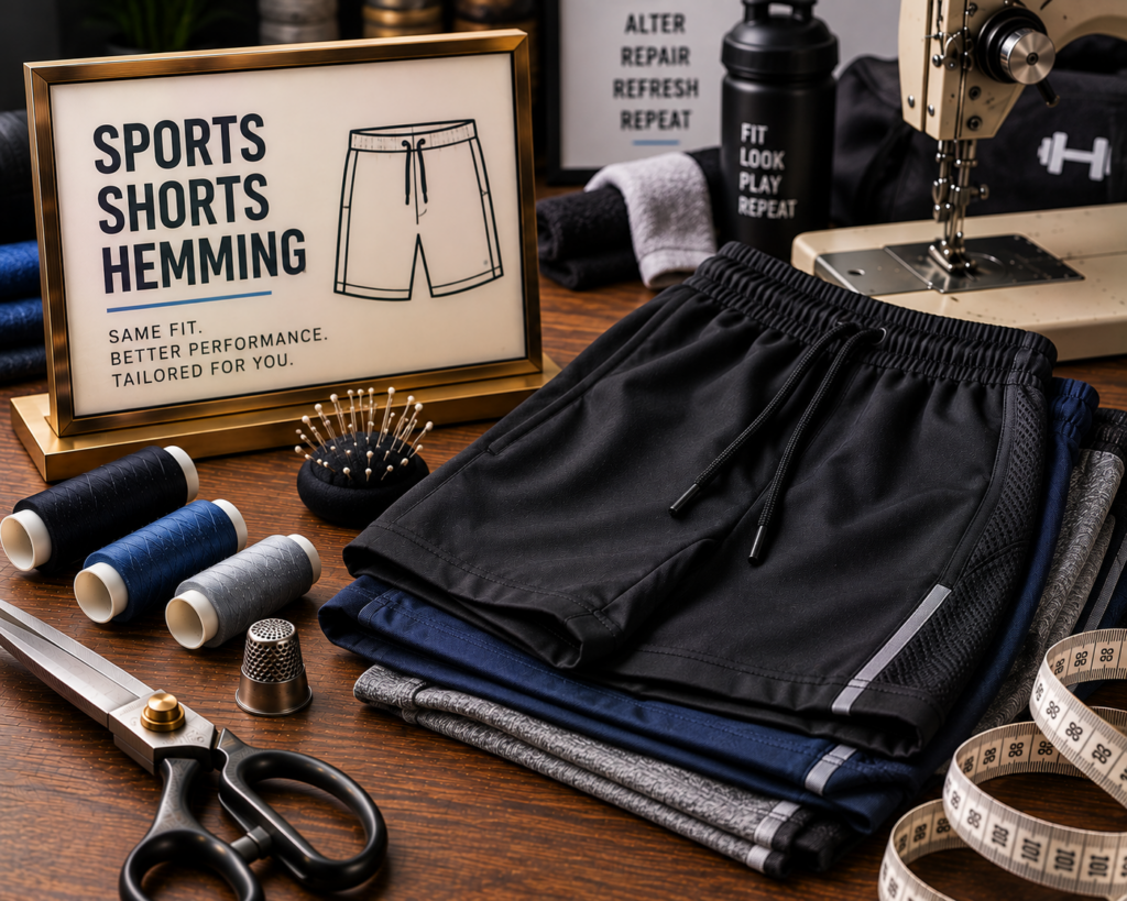 Sports Shorts Hemming