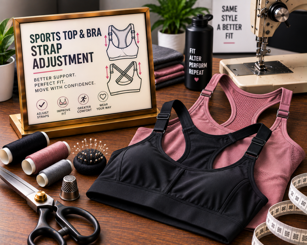 Sports Top & Bra Strap Adjustment