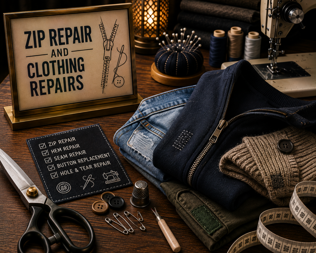 Zip Repair and Clothing Repairs